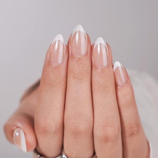 Vanilla Dream Almond Nails - Press On Nails